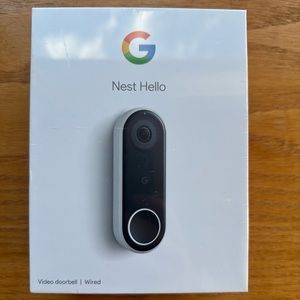 Unopened and unused! Google Nest wired doorbell